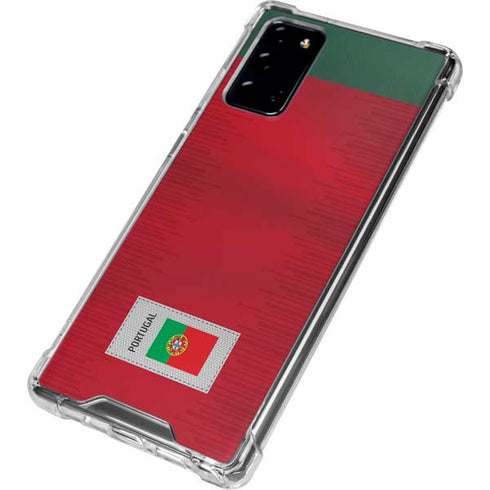 Portugal Soccer Flag Galaxy Note20 5G Clear Case